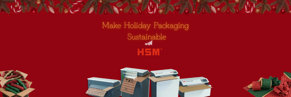 Wrap Your Christmas Gifts in Sustainability This Season With HSM ProfiPack Cardboard Shredders