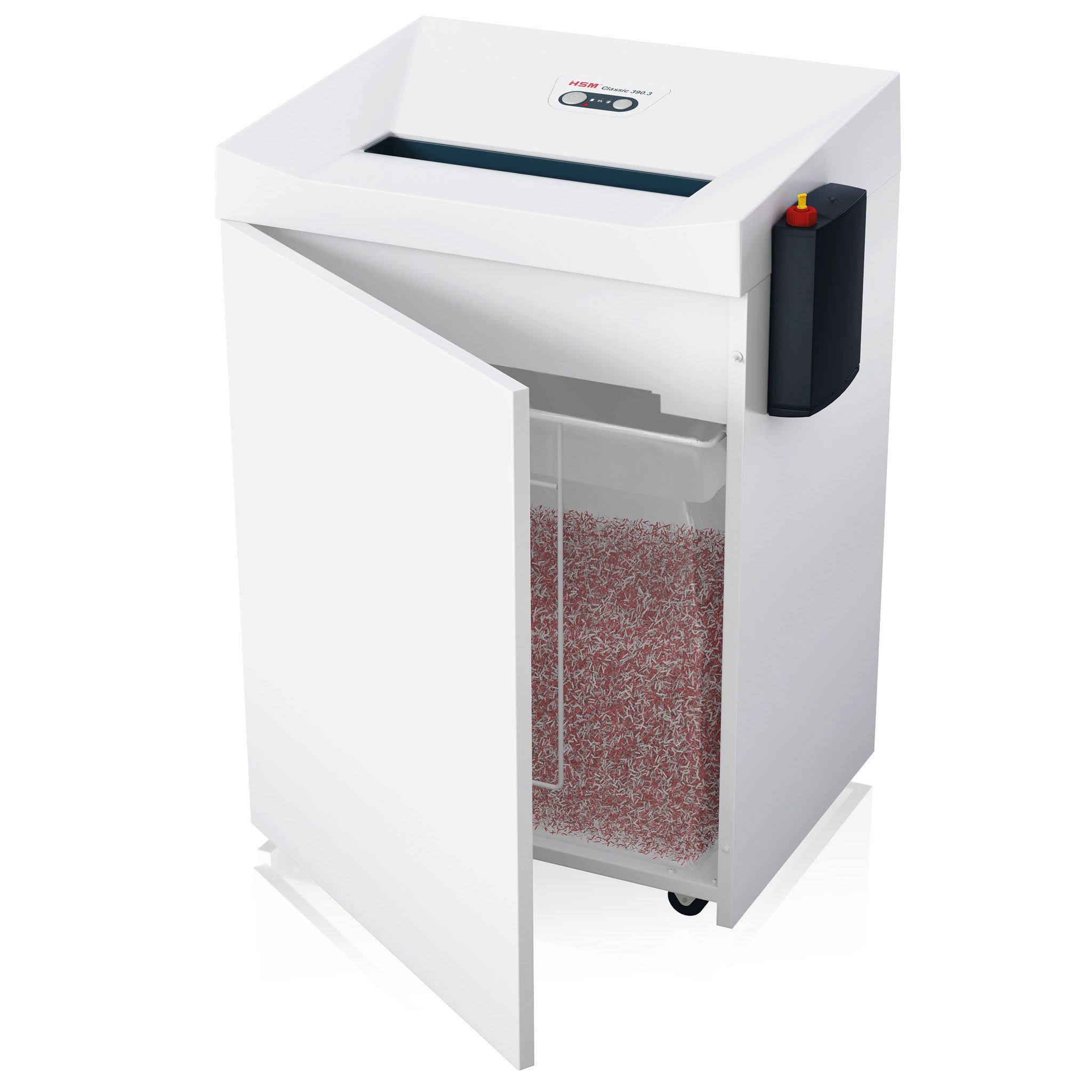 HSM Classic 390.3 Level P-7 Micro Cut Shredder with Automatic Oiler