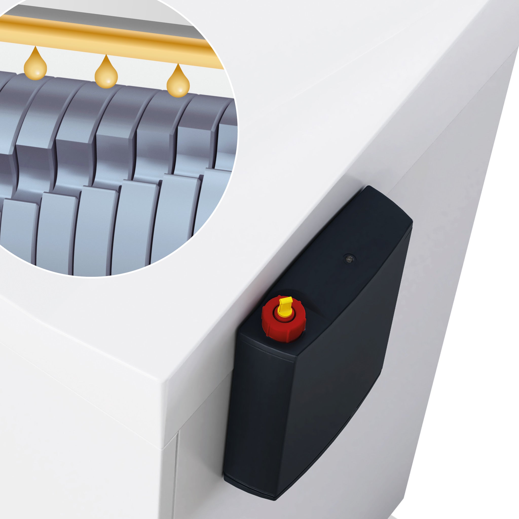 HSM Classic 390.3 Level P-7 Micro Cut Shredder with Automatic Oiler