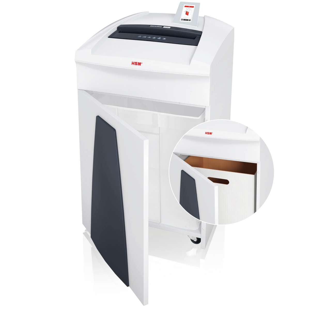 HSM SECURIO P36i Level P-7 OMDD Combo Paper & Optical Media Shredder
